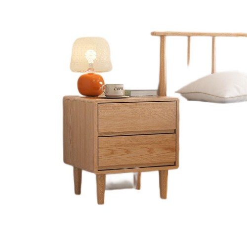 Classic Oak Elegance Bedside Table